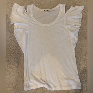 Michael stars open shoulder size small top